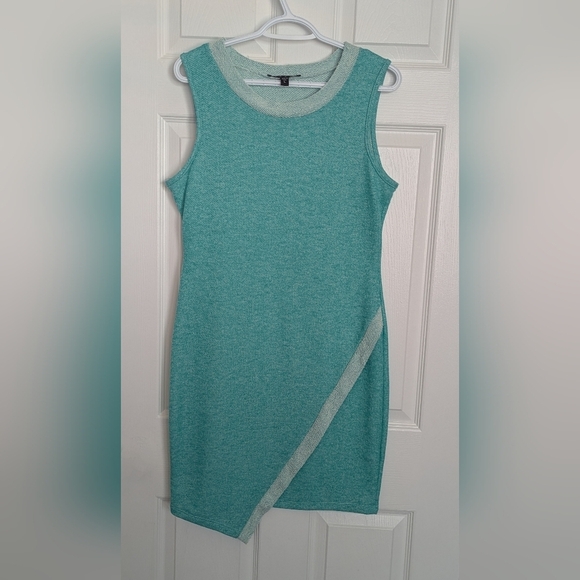 🎈Snap Women's (Size Large) Green Sleeveless Dress - Picture 1 of 9